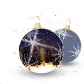 Weihnachtskarten-Dekore