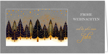 2025 für Firmen | Kategorie - Silber Struktur Optik - | Motiv: Wunschwald - Artikel Nummer 1138-807