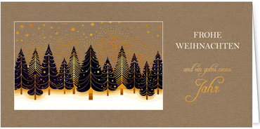 2025 für Firmen | Kategorie - Kraftpapier Optik - | Motiv: Wunschwald - Artikel Nummer 1138-808