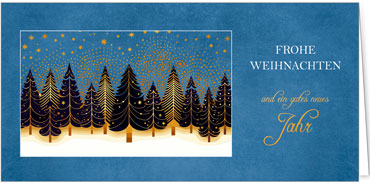 2025 für Firmen | Kategorie - Blaue Struktur Optik - | Motiv: Wunschwald - Artikel Nummer 1138-810