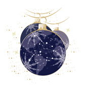 Weihnachtskarten-Dekore