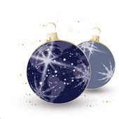 Weihnachtskarten-Dekore