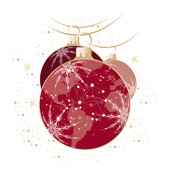 Weihnachtskarten-Dekore