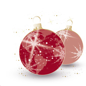 Weihnachtskarten-Dekore