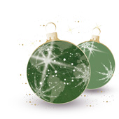 Weihnachtskarten-Dekore