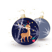 Weihnachtskarten-Dekore