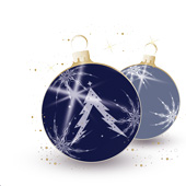 Weihnachtskarten-Dekore