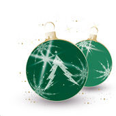 Weihnachtskarten-Dekore