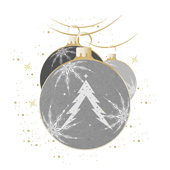 Weihnachtskarten-Dekore