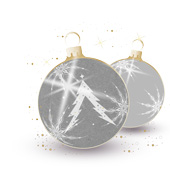 Weihnachtskarten-Dekore