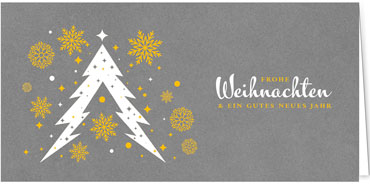 2025 für Firmen | Kategorie - Silber Struktur Optik - | Motiv: Baumduett - Artikel Nummer 1141-807