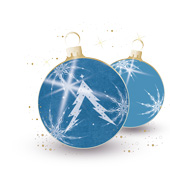 Weihnachtskarten-Dekore