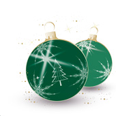 Weihnachtskarten-Dekore