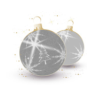 Weihnachtskarten-Dekore