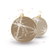 Weihnachtskarten-Dekore