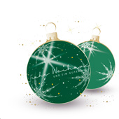 Weihnachtskarten-Dekore