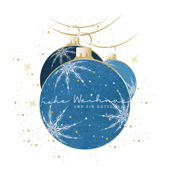 Weihnachtskarten-Dekore