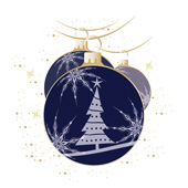 Weihnachtskarten-Dekore