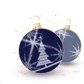 Weihnachtskarten-Dekore