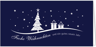 2025 für Firmen | Kategorie Blaue Impressionen | Motiv: Weihnachtsteppich - Artikel Nummer 1144-804