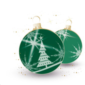 Weihnachtskarten-Dekore