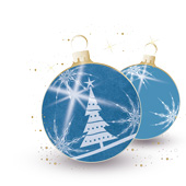 Weihnachtskarten-Dekore