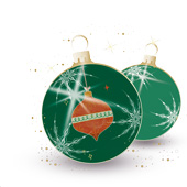 Weihnachtskarten-Dekore