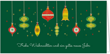 2025 für Firmen | Kategorie Grüne Impressionen | Motiv: Weihnachtskette - Artikel Nummer 1145-806