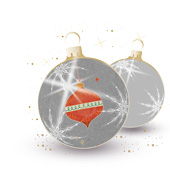 Weihnachtskarten-Dekore