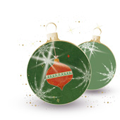 Weihnachtskarten-Dekore