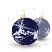 Weihnachtskarten-Dekore