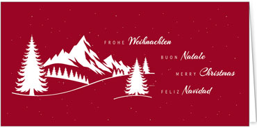 2025 für Firmen | Kategorie Rote Impressionen | Motiv: Wintertraum - Artikel Nummer 1146-805