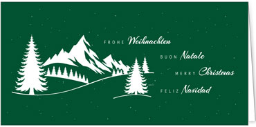 2025 für Firmen | Kategorie Grüne Impressionen | Motiv: Wintertraum - Artikel Nummer 1146-806