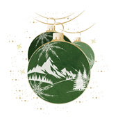 Weihnachtskarten-Dekore