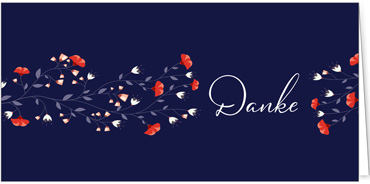 2025 Glückwunschkarten (Grusskarten)  - Programm 2025 | Motiv: Dankesborte - Artikel Nummer 1148-804