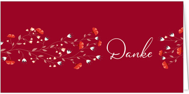 2025 Glückwunschkarten (Grusskarten)  - Programm 2025 | Motiv: Dankesborte - Artikel Nummer 1148-805