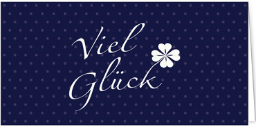 2025 Glückwunschkarten (Grusskarten)  - Programm 2025 | Motiv: Kleeglück - Artikel Nummer 1149-804