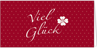 2025 Glückwunschkarten (Grusskarten)  - Programm 2025 | Motiv: Kleeglück - Artikel Nummer 1149-805