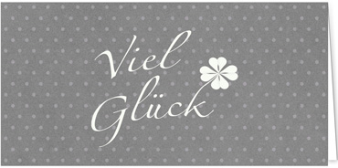 2025 Glückwunschkarten (Grusskarten)  - Programm 2025 | Motiv: Kleeglück - Artikel Nummer 1149-807