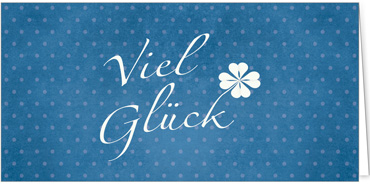 2025 Glückwunschkarten (Grusskarten)  - Programm 2025 | Motiv: Kleeglück - Artikel Nummer 1149-810