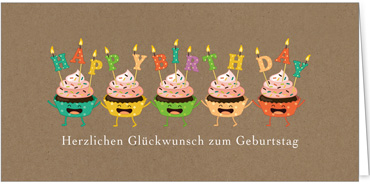 2025 Glückwunschkarten (Grusskarten)  - Programm 2025 | Motiv: Tortenchor - Artikel Nummer 1151-808