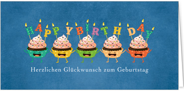 2025 Glückwunschkarten (Grusskarten)  - Programm 2025 | Motiv: Tortenchor - Artikel Nummer 1151-810