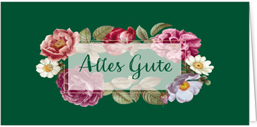 2025 Glückwunschkarten (Grusskarten)  - Programm 2025 | Motiv: Glückskranz - Artikel Nummer 1152-806