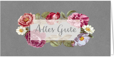 2025 Glückwunschkarten (Grusskarten)  - Programm 2025 | Motiv: Glückskranz - Artikel Nummer 1152-807