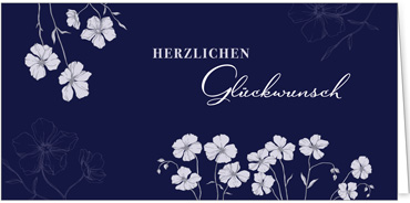 2025 Glückwunschkarten (Grusskarten)  - Programm 2025 | Motiv: Blütenglück - Artikel Nummer 1154-804