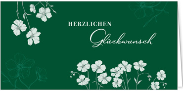 2025 Glückwunschkarten (Grusskarten)  - Programm 2025 | Motiv: Blütenglück - Artikel Nummer 1154-806