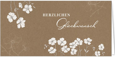 2025 Glückwunschkarten (Grusskarten)  - Programm 2025 | Motiv: Blütenglück - Artikel Nummer 1154-808