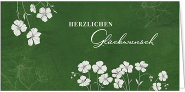 2025 Glückwunschkarten (Grusskarten)  - Programm 2025 | Motiv: Blütenglück - Artikel Nummer 1154-809