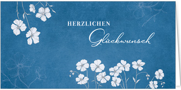 2025 Glückwunschkarten (Grusskarten)  - Programm 2025 | Motiv: Blütenglück - Artikel Nummer 1154-810