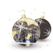 Weihnachtskarten-Dekore